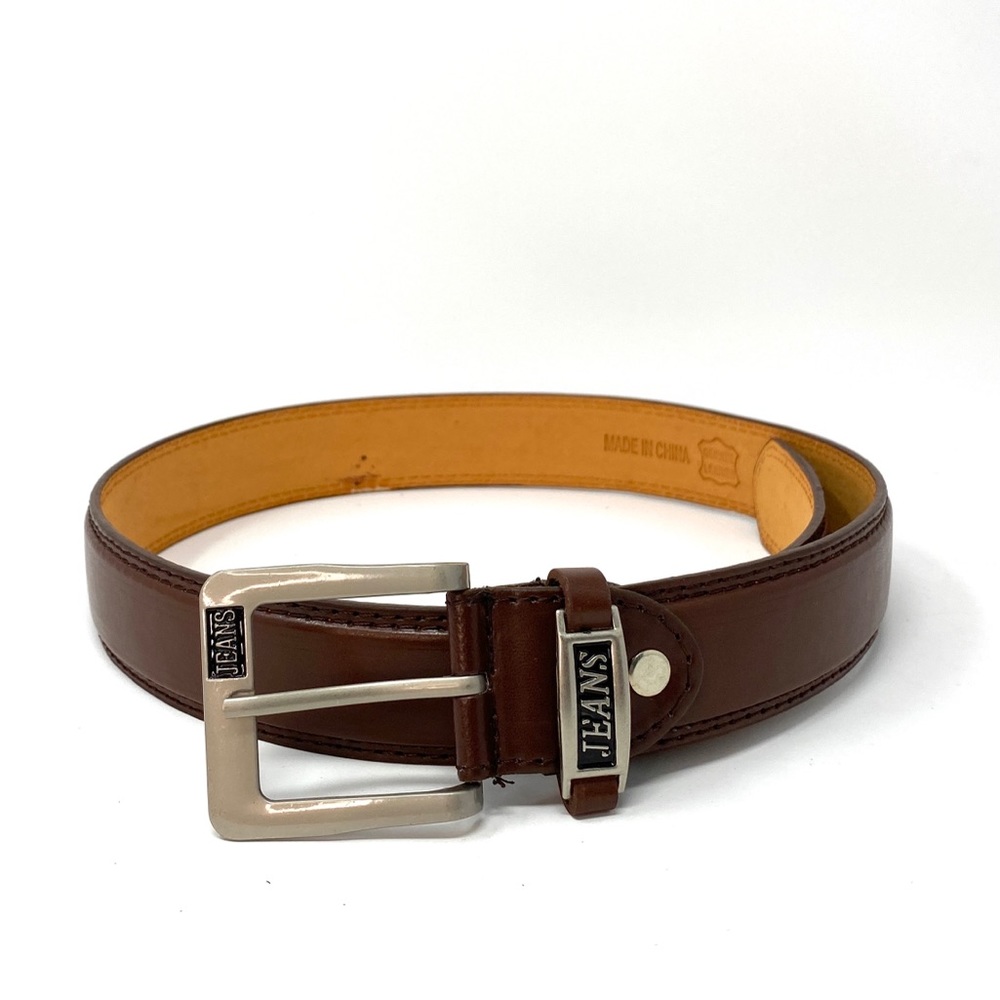 💖MEGA SALE💖Men’s Belt Real Solid 100% Leather Casual Brown